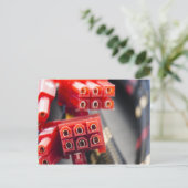 Computers-kabelconnector Briefkaart (Staand voorkant)