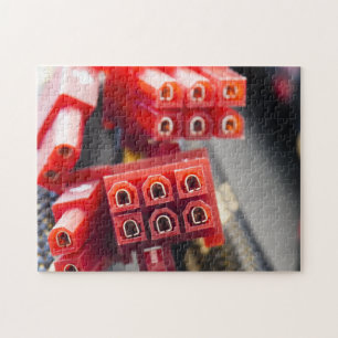 Computers-kabelconnector Legpuzzel