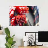 Computers-kabelconnector Poster (Thuiskantoor)