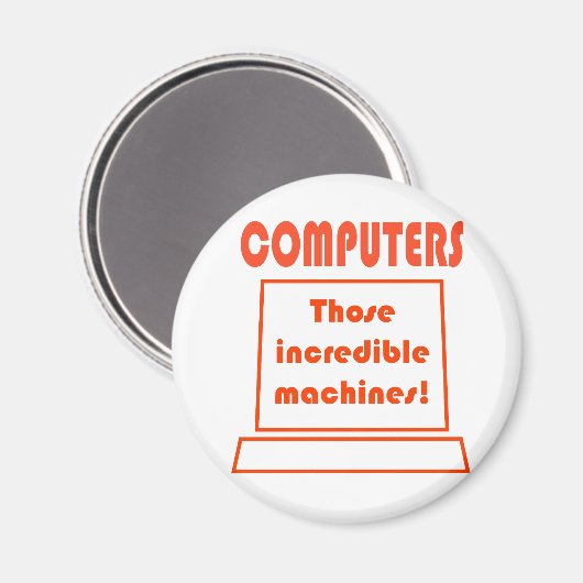 computers magneet (Voorkant / Achterkant)