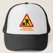 Computers programmeren Funny wegwijzer humor Trucker Pet (Voorkant)