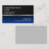 Computers Repair Service Professional Visitekaartje (Voorkant / Achterkant)