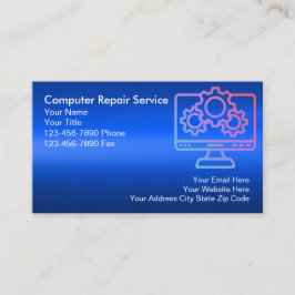Computers Repair Service Professional Visitekaartje