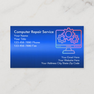 Computers Repair Service Professional Visitekaartje