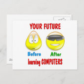Computers Toekomst Briefkaart (Voorkant / Achterkant)