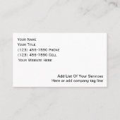 Computers Visitekaartjes (Achterkant)