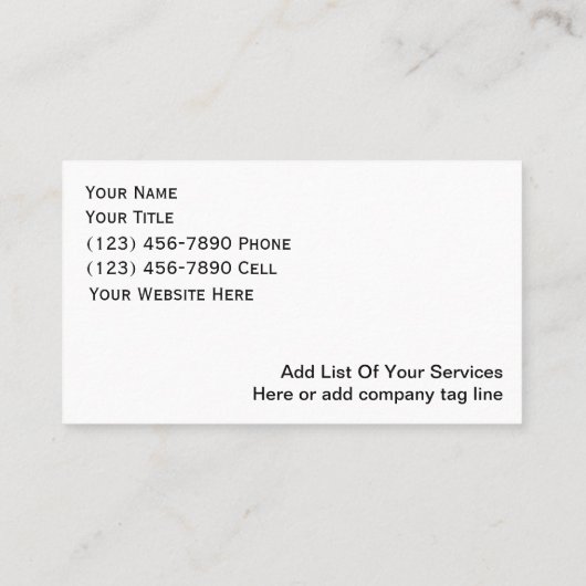 Computers Visitekaartjes (Achterkant)