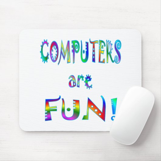 Computers zijn leuk muismat (Met muis)