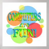 Computers zijn leuk poster (Voorkant)