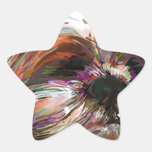 Computers zijn saai ster sticker (Voorkant)