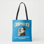 Computers: zoals de baas tote bag (Voorkant)