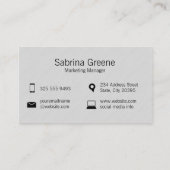 Computerscherm Digitale Logo Visitekaartje (Achterkant)