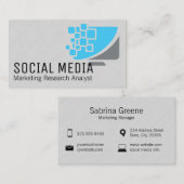 Computerscherm Digitale Logo Visitekaartje (Voorkant / Achterkant)