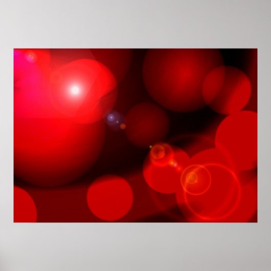 Computerschilderij Digitale Abstracte Posterprint Poster (Voorkant)