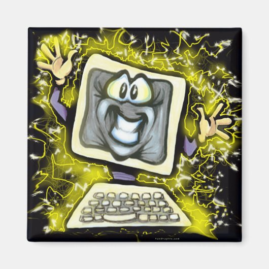 Computerschok Magneet (Voorkant)