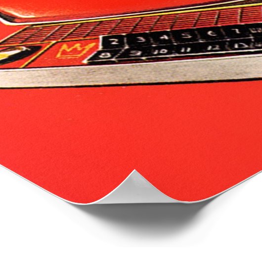 Computerschrijfmachine voor atoomleeftijd poster (Hoek)