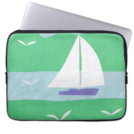 ComputerSleeve met Sailboat Design Laptop Sleeve
