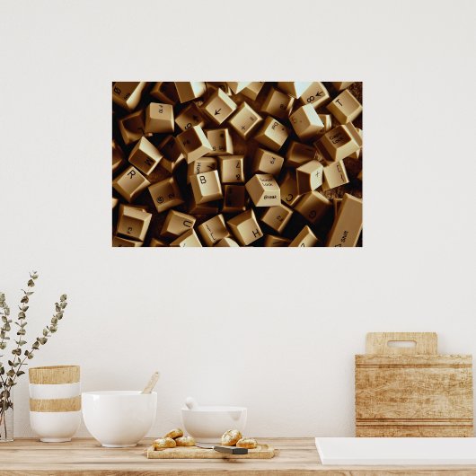 Computersleutels Poster (Keuken)