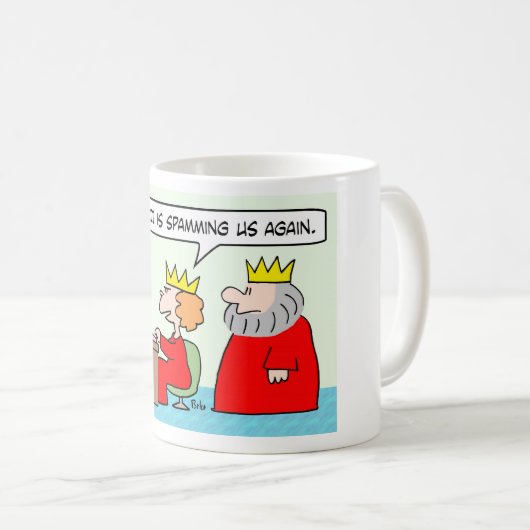 computerspamming richard iii koningin koffiemok (Voorkant rechts)