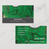 Computerspecialist en computerreparatiespecialist visitekaartje (Voorkant / Achterkant)