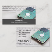 Computerspecialist en computerreparatiespecialist visitekaartje (Voorkant / Achterkant)