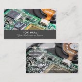 Computerspecialist en computerreparatiespecialist visitekaartje (Voorkant / Achterkant)