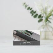 Computerspecialist en computerreparatiespecialist visitekaartje (Staand voorkant)