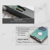 Computerspecialist en computerreparatiespecialist visitekaartje (Voorkant / Achterkant)