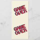 Computerspel Huwelijk Menu (Achterkant)