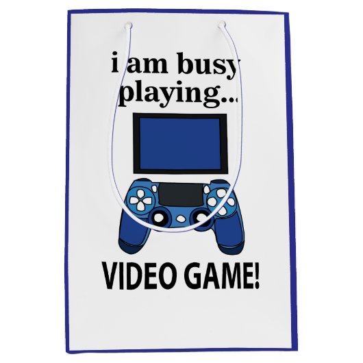 Computerspel waar ik mee bezig ben Computerspel Medium Cadeauzakje (Voorkant)