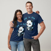 Computerspeler voor computergames spelen met Panda T-shirt (Unisex)