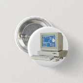 Computersysteem uit de Amiga-reeks Ronde Button 3,2 Cm (Voorkant /achterkant)