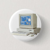 Computersysteem uit de Amiga-reeks Ronde Button 3,2 Cm (Voorkant)