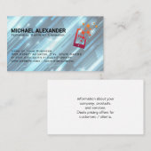 computertechnicus | Communicatieapparaat Visitekaartje (Voorkant / Achterkant)