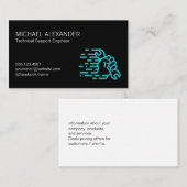 Computertechnicus | Hand-moersleutel Visitekaartje (Voorkant / Achterkant)