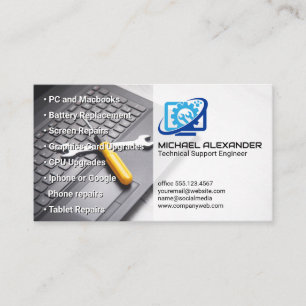 computertechnicus   Hardwaretools Visitekaartje