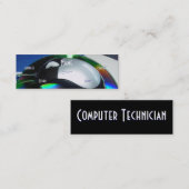 Computertechnicus I-profielkaart Mini Visitekaartje (Voorkant / Achterkant)