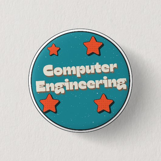 Computertechniek Ronde Button 3,2 Cm (Voorkant)