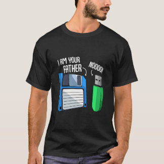 Computertechniek voor diskettestation Geek Nerd C T-shirt
