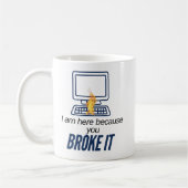 Computertechnologie grap mok (Links)