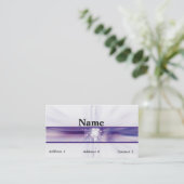 Computertechnologie - Sjabloon voor visitekaartjes (Staand voorkant)