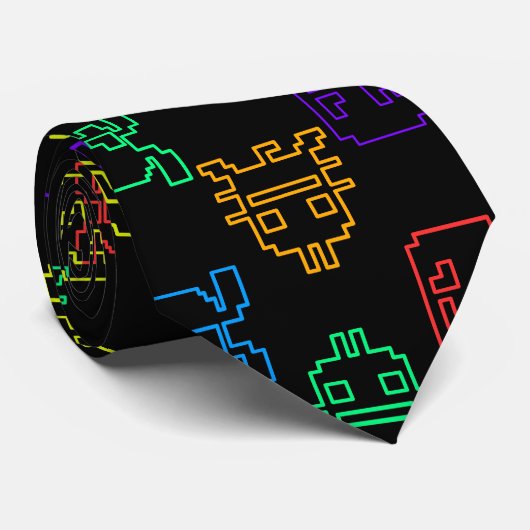 Computertechnologie Stropdas (Opgerold)