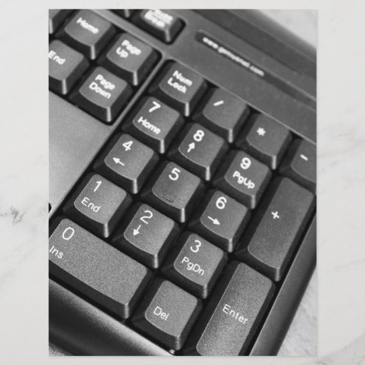 Computertoetsenbord Flyer (Voorkant)