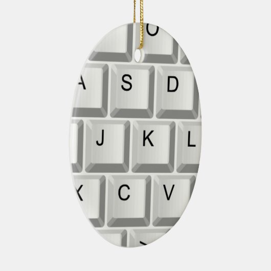 Computertoetsenbord Keramisch Ornament (Rechts)