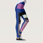 Computertoetsenbord, muis en rekenmachine leggings (Rechts)