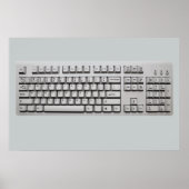computertoetsenbord poster (Voorkant)