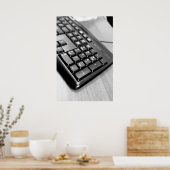 Computertoetsenbord Poster (Keuken)
