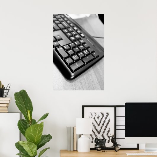 Computertoetsenbord Poster (Thuiskantoor)