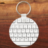 computertoetsenbord sleutelhanger (Voorkant)