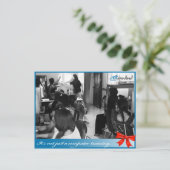 Computertraining voor 1 meisje briefkaart (Staand voorkant)